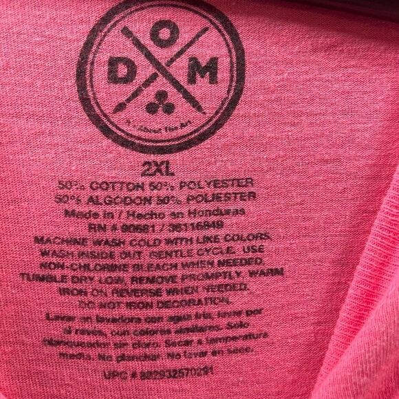 ODM Mart Shirt Adult 2XL XXL Pink Work Hard So My Dog Has A Better Life - Picture 5 of 7